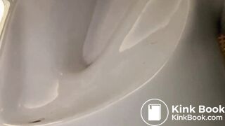 Pooping toilet Girl YT 5, Short but very urgent poo