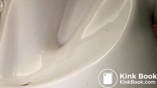 Pooping toilet Girl YT 5, Short but very urgent poo