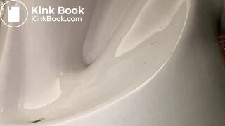 Pooping toilet Girl YT 5, Short but very urgent poo