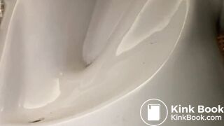 Pooping toilet Girl YT 5, Short but very urgent poo