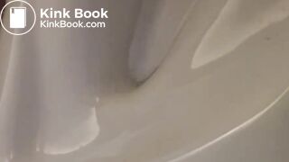 Pooping toilet girl YT 1, Hefty morning poo plops