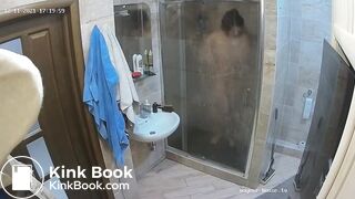 Woman pooping in Toilet 201