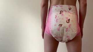 Big diaper mess - video 4