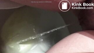 GF taking dump on toilet