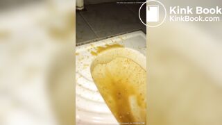 girl explode huge diarrhea