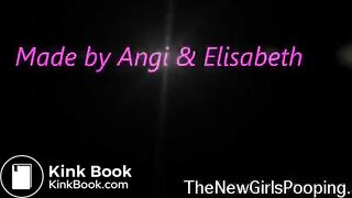 Girl pooping outside - video 2