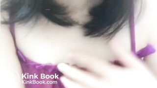 Chinese girl chew shit