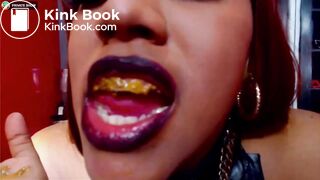 Latina shits and eats for me