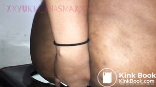 fat black with big ass shitting