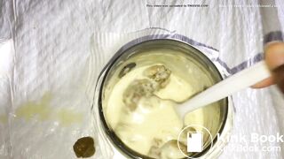 BLACK GIRL SHITTING IN ICE CREAM POT