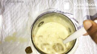 BLACK GIRL SHITTING IN ICE CREAM POT