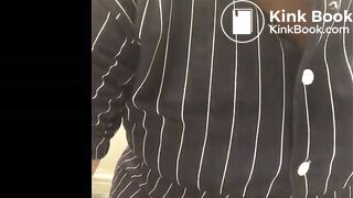 fat black shitting several times with her big ass