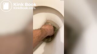 got a thick, smelly turd out of the toilet