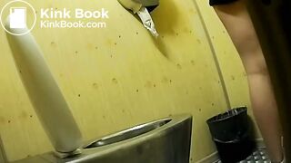 Voyeur Of A Slim Girl Having A Poo Over A Toilet - video 2