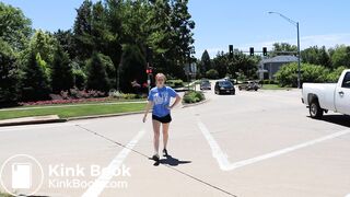 Girl has diarrhea outside