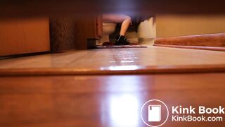 Girl has diarrhea outside