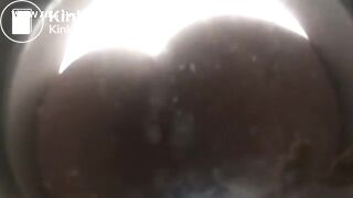 Brazilian woman poop in sink and her toilet