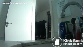 Brazilian woman poop in sink and her toilet