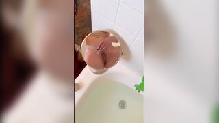 skinny waxing her vagina and much more