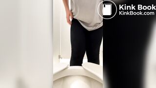Girl pooping after coffee
