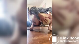 hot girl poops her shorts