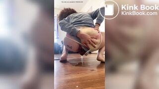 hot girl poops her shorts