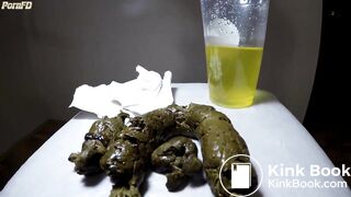 Sexy girl serves up your shitty dinner