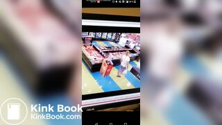 Girl poops herself in a store