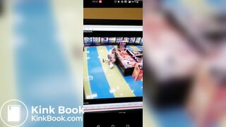 Girl poops herself in a store