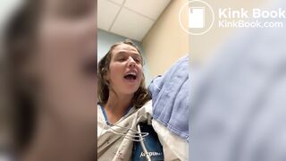 pooped her pants at hospital