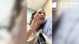 pooped her pants at hospital