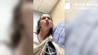 pooped her pants at hospital