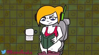 Curly Brace Taking a Dump (Cave Story NSFW Animation)
