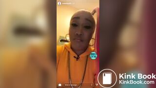 Black girls explodes toilet