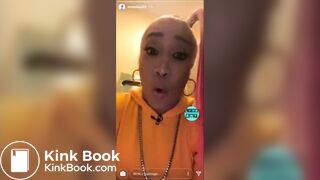 Black girls explodes toilet