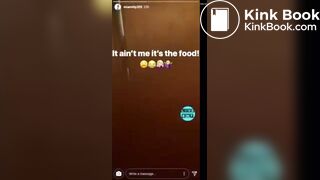 Black girls explodes toilet