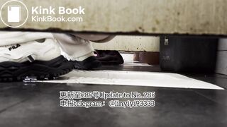 Beautiful girl poops in the toilet 76