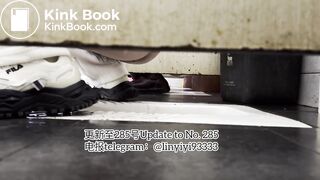 Beautiful girl poops in the toilet 76