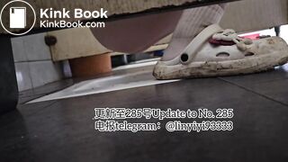 Beautiful girl poops in the toilet 77