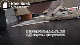 Beautiful girl poops in the toilet 77