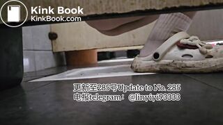 Beautiful girl poops in the toilet 77