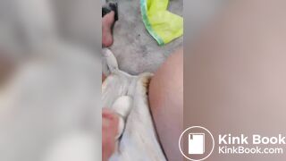 Mastubating in the messy diaper II