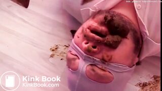 shitting in the mouth and good drops of white discharge