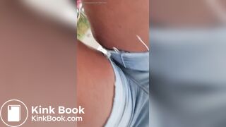 ebony public pants poop and smear