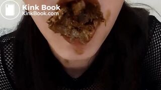 Swallows a mouthful of shit! This is the hard to swallo