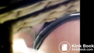 Big ass teen pooping