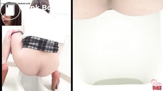 japanese girl pooping constipated