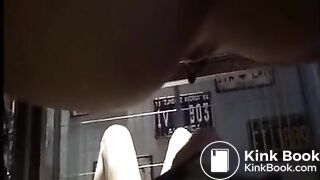 Chinese femdom scat 109 笼子里的男奴被喂食大便