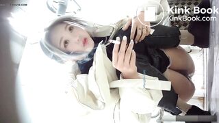 Baby face toilet peep!