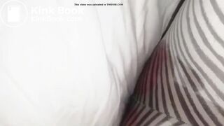 Shitting and pissing her pants in bed